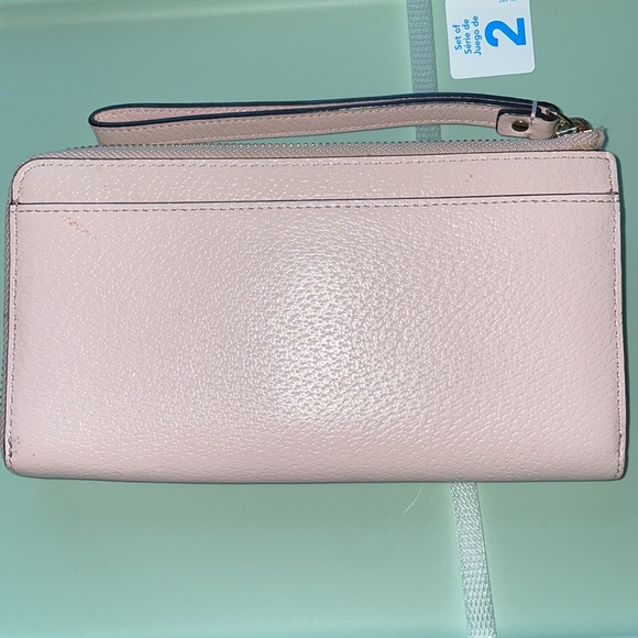 Kate Spade Hand wallet Baby Pink With Strap - Picture 2 of 5